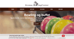 Desktop Screenshot of grenaabowlingcenter.dk